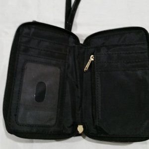 Black Cell Phone & Wallet Carrying Case